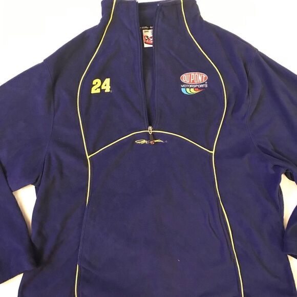 DuPont Motorsports 1/2 Zip Fleece Pullover Sweater - Picture 1 of 6